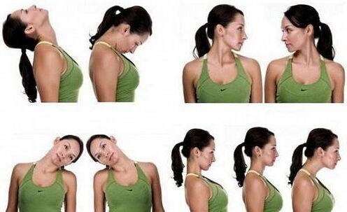 Ginnastica per il collo con osteocondosi